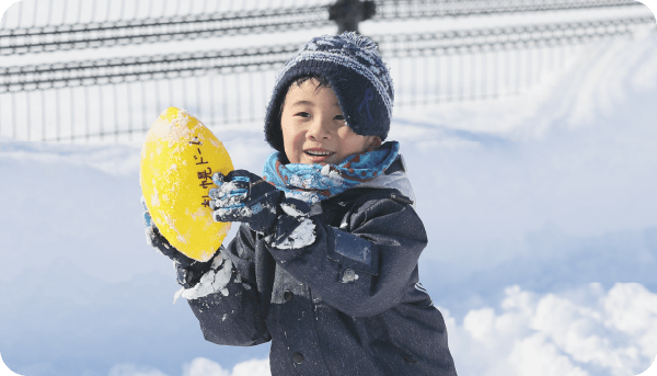 雪上ラグビー