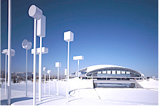 冬期間の積雪に対応した屋根形状 イメージ