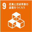 SDGs 9.産業と技術革新の基盤をつくろう